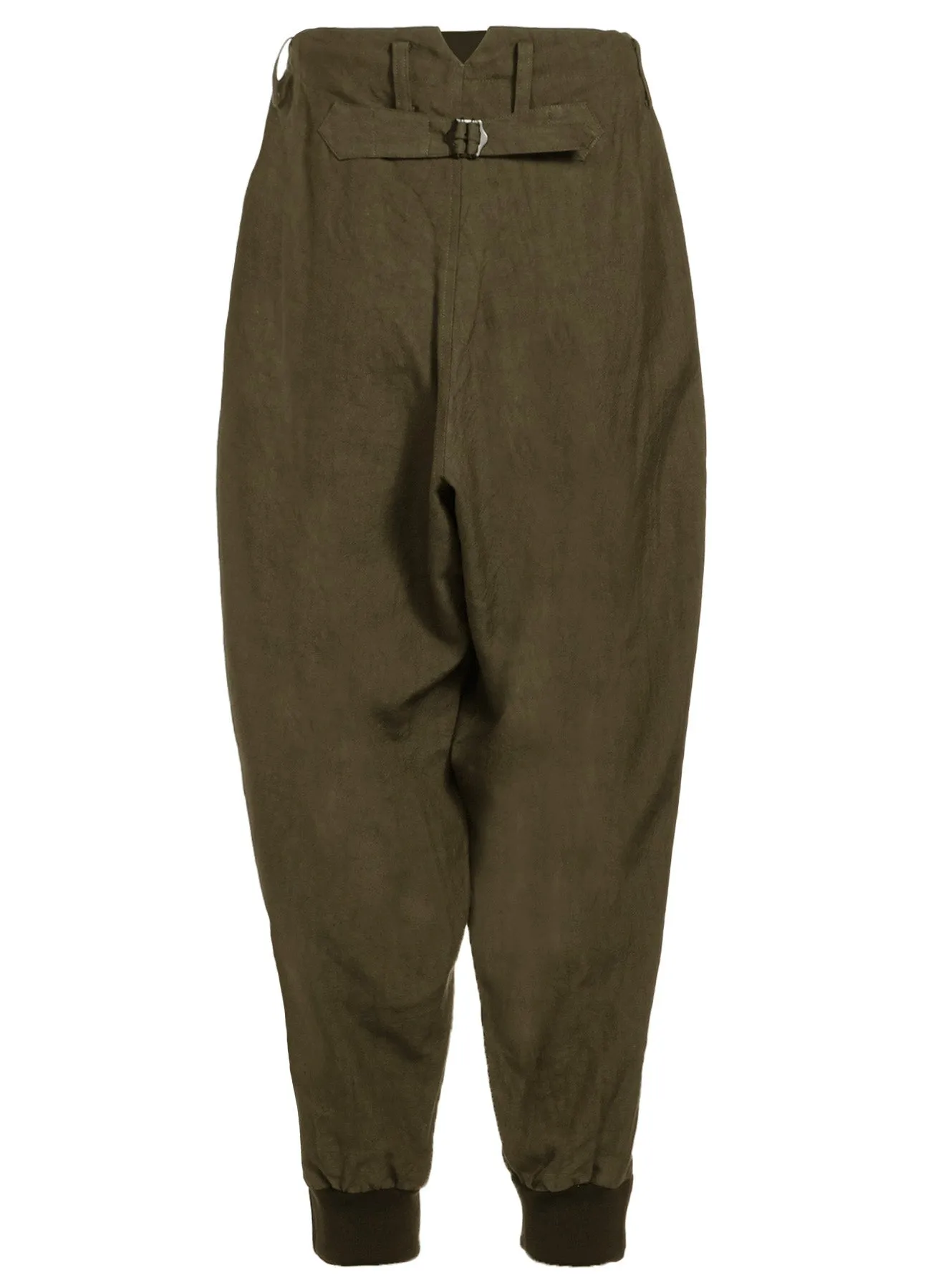 TWILL GARMENT WASH RIB SLEEVE PANTS sold by Yohji Yamamoto product image thumbnail 3