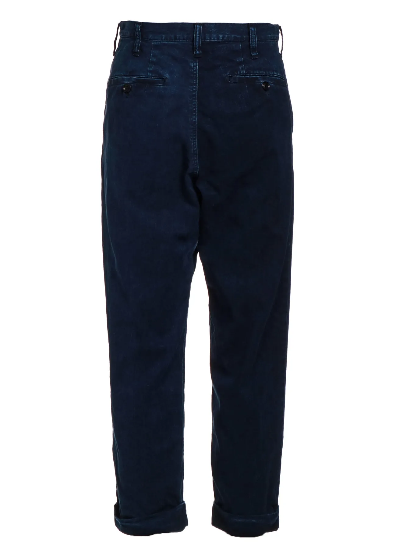 8OZ CE/C/ DENIM CUFFED SLIM HEM PANTS sold by Yohji Yamamoto product image thumbnail 3