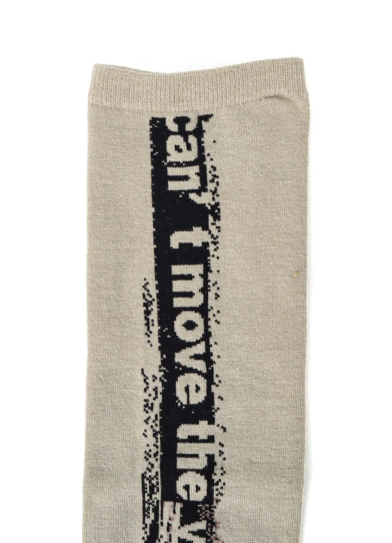 MESSAGE DESIGN JQ HIGH SOCKS sold by Yohji Yamamoto product image thumbnail 5