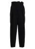 HIGH TWISTED WASHER WOOL GABARDINE FRONT TUCK PANTS sold by Yohji Yamamoto