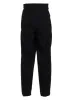 HIGH TWISTED WASHER WOOL GABARDINE FRONT TUCK PANTS sold by Yohji Yamamoto