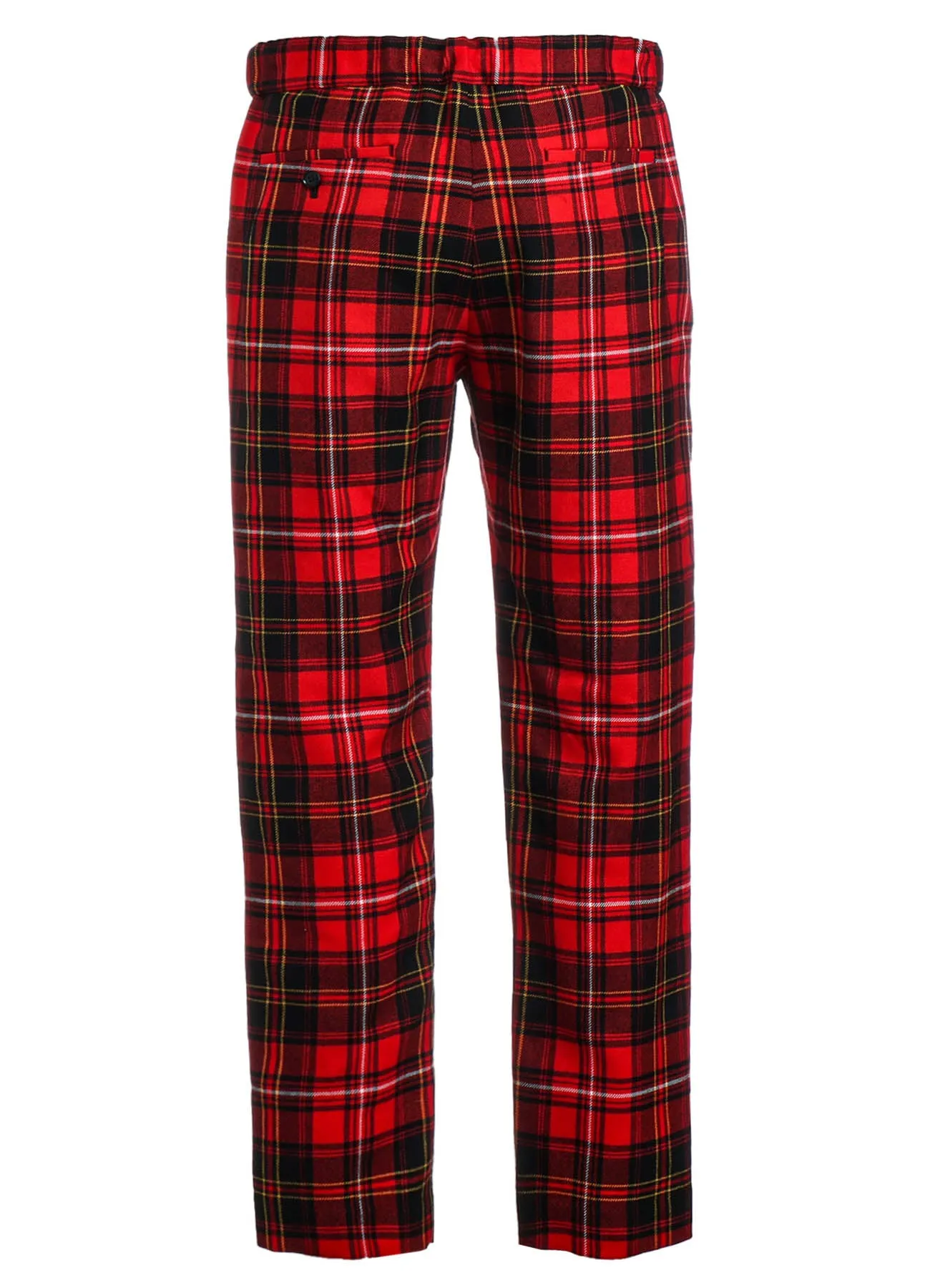 TARTAN CHECK PATCHWORK PANTS sold by Yohji Yamamoto product image thumbnail 3