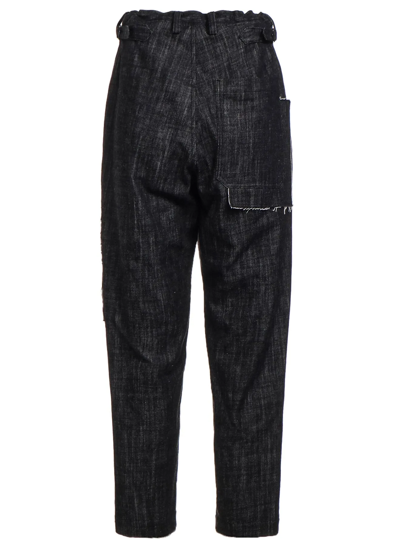 8OZ SOFT DENIM LEFT SIDE LINED PANTS sold by Yohji Yamamoto product image thumbnail 3
