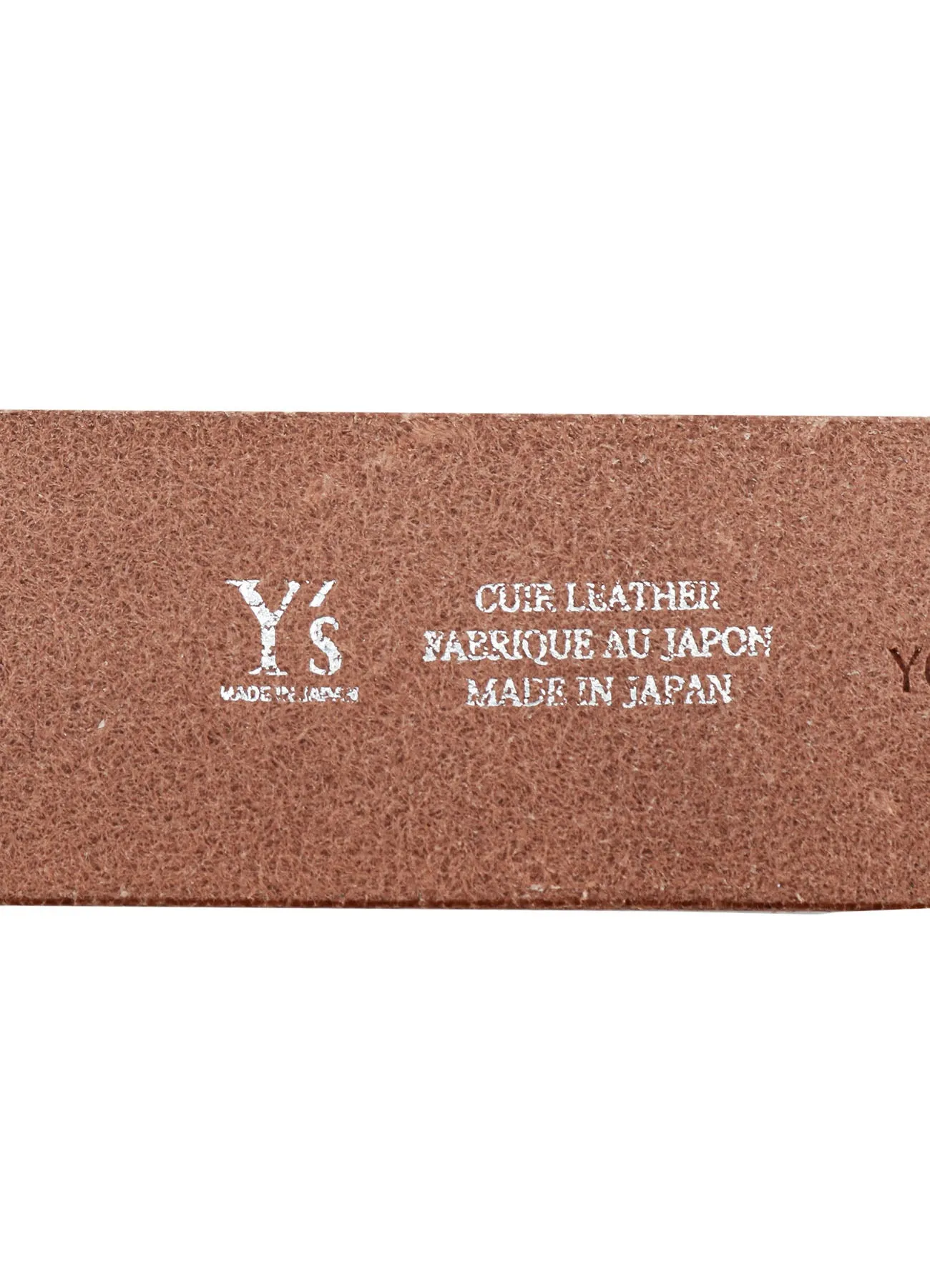 TAN LEATHER 40MM BELT sold by Yohji Yamamoto product image thumbnail 5