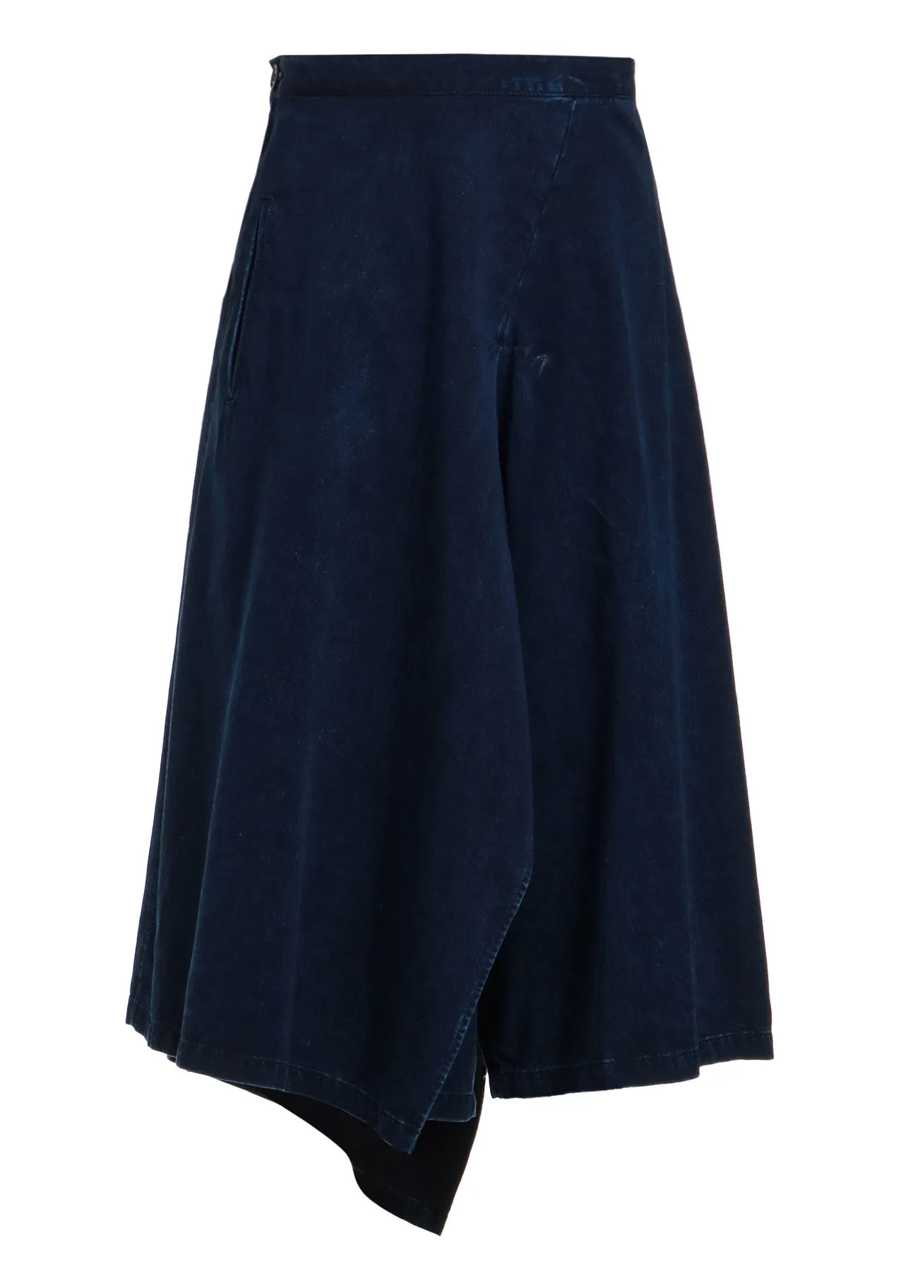 8OZ CE/C/ DENIM RIGHT SKIRT PANTS sold by Yohji Yamamoto product image thumbnail 2