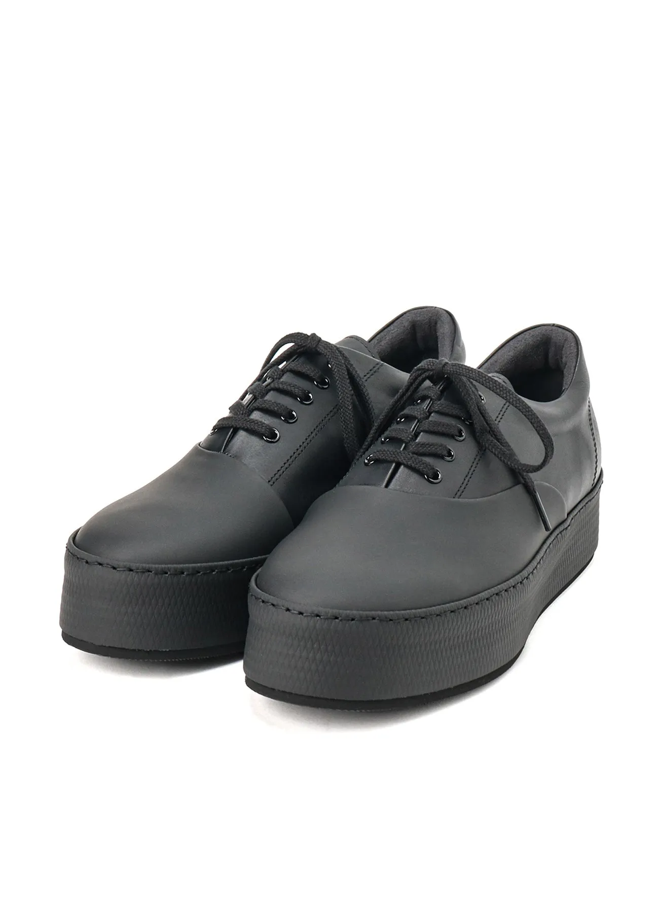 COW LEATHER ASYMMETRIC SNEAKER sold by Yohji Yamamoto