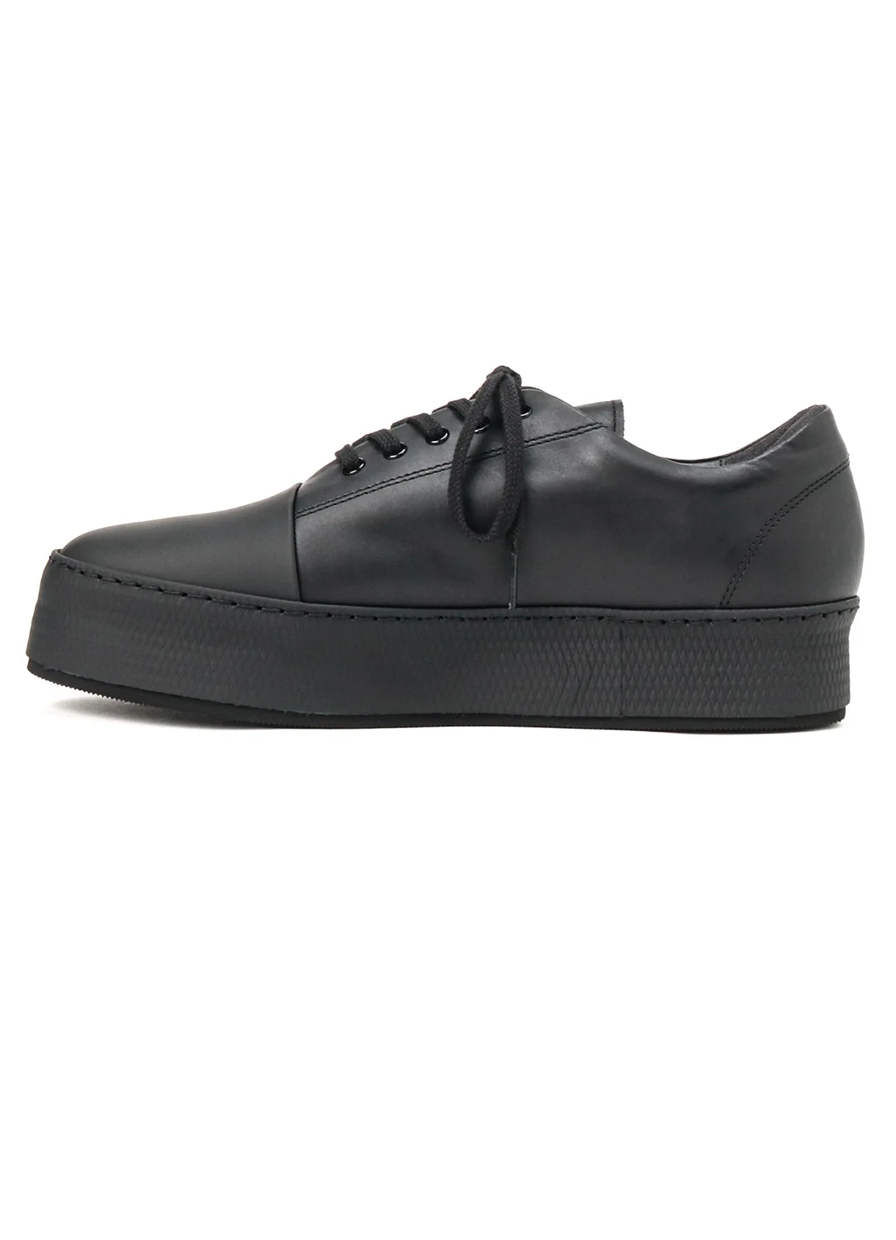 COW LEATHER ASYMMETRIC SNEAKER sold by Yohji Yamamoto product image thumbnail 3