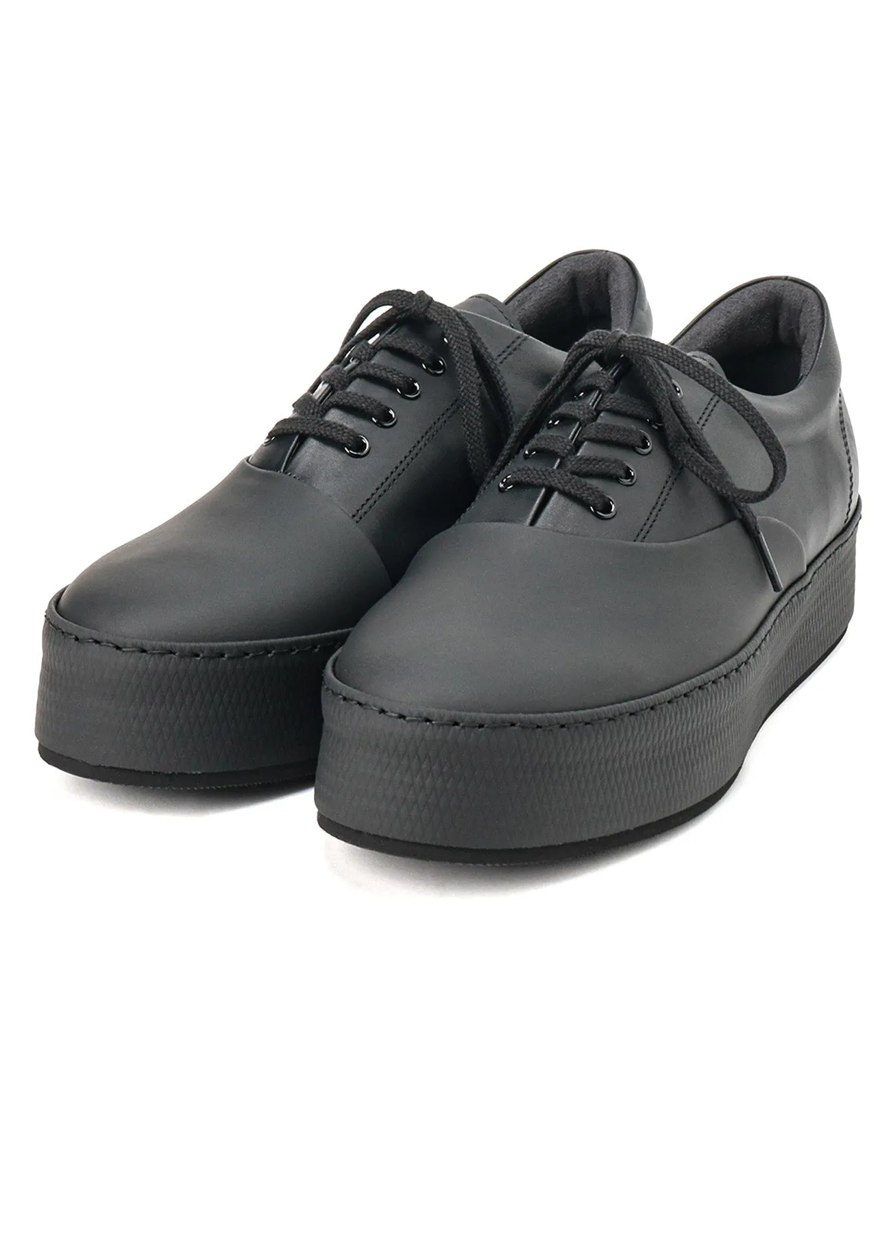 COW LEATHER ASYMMETRIC SNEAKER sold by Yohji Yamamoto product image thumbnail 2