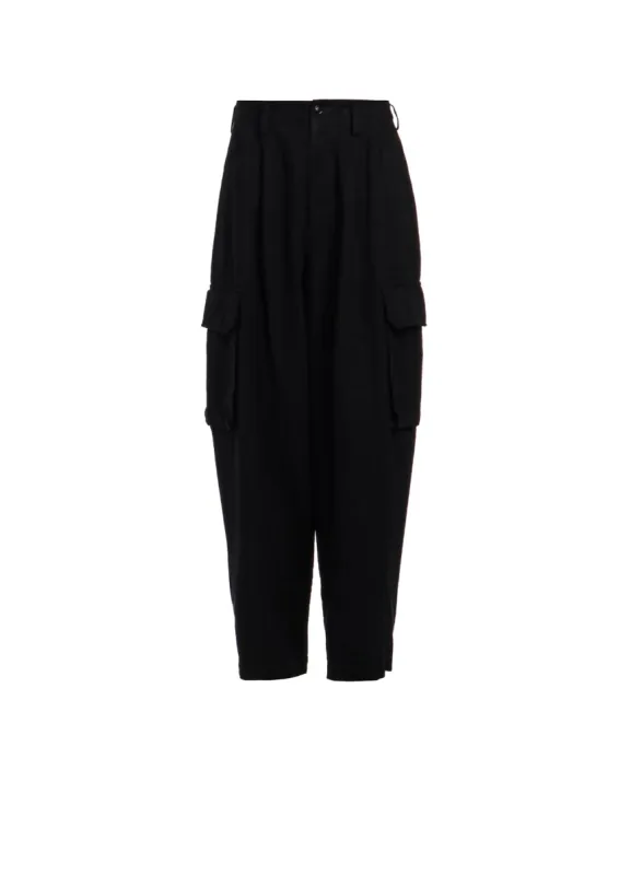C/LI GABARDINE CARGO PANTS sold by Yohji Yamamoto