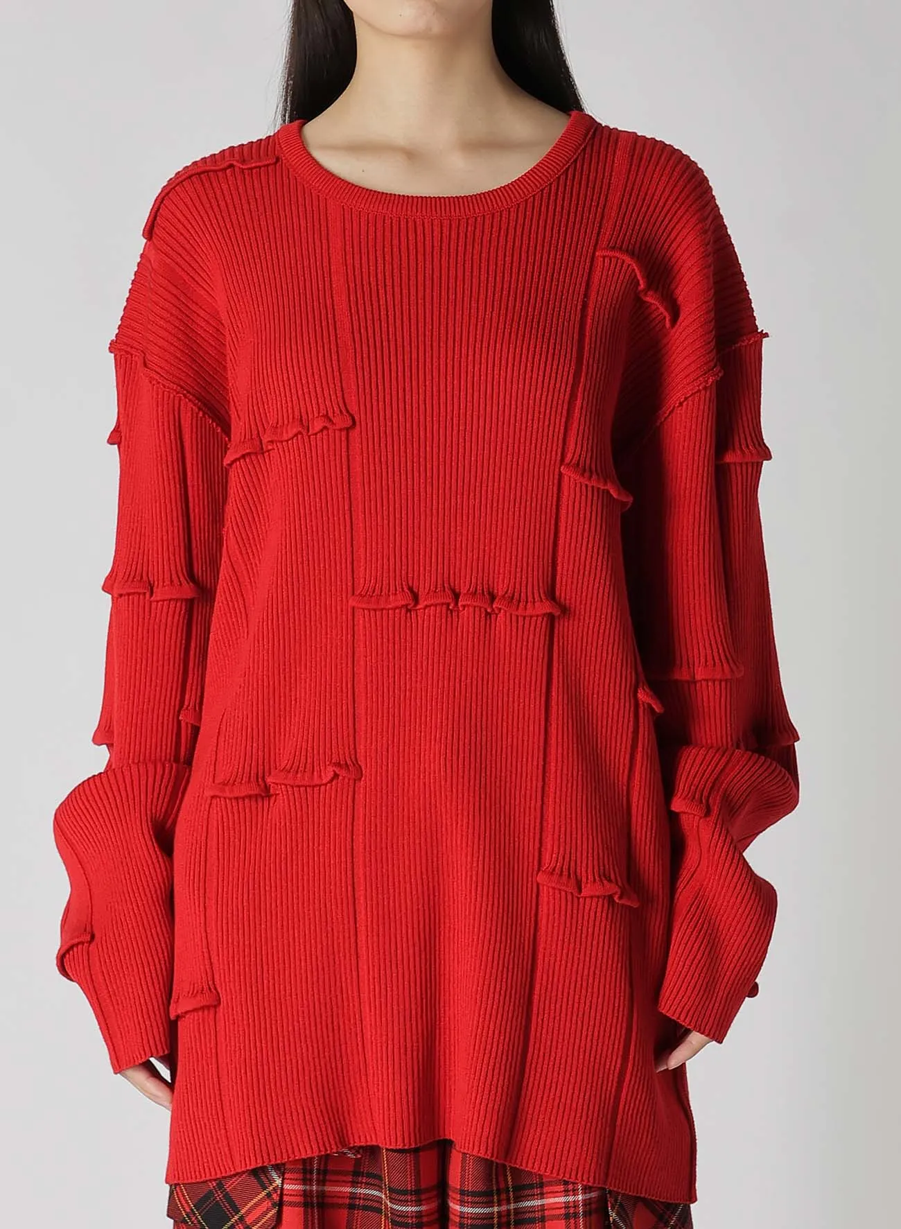 OVESIZED TUCK RIB KNIT sold by Yohji Yamamoto product image thumbnail 4