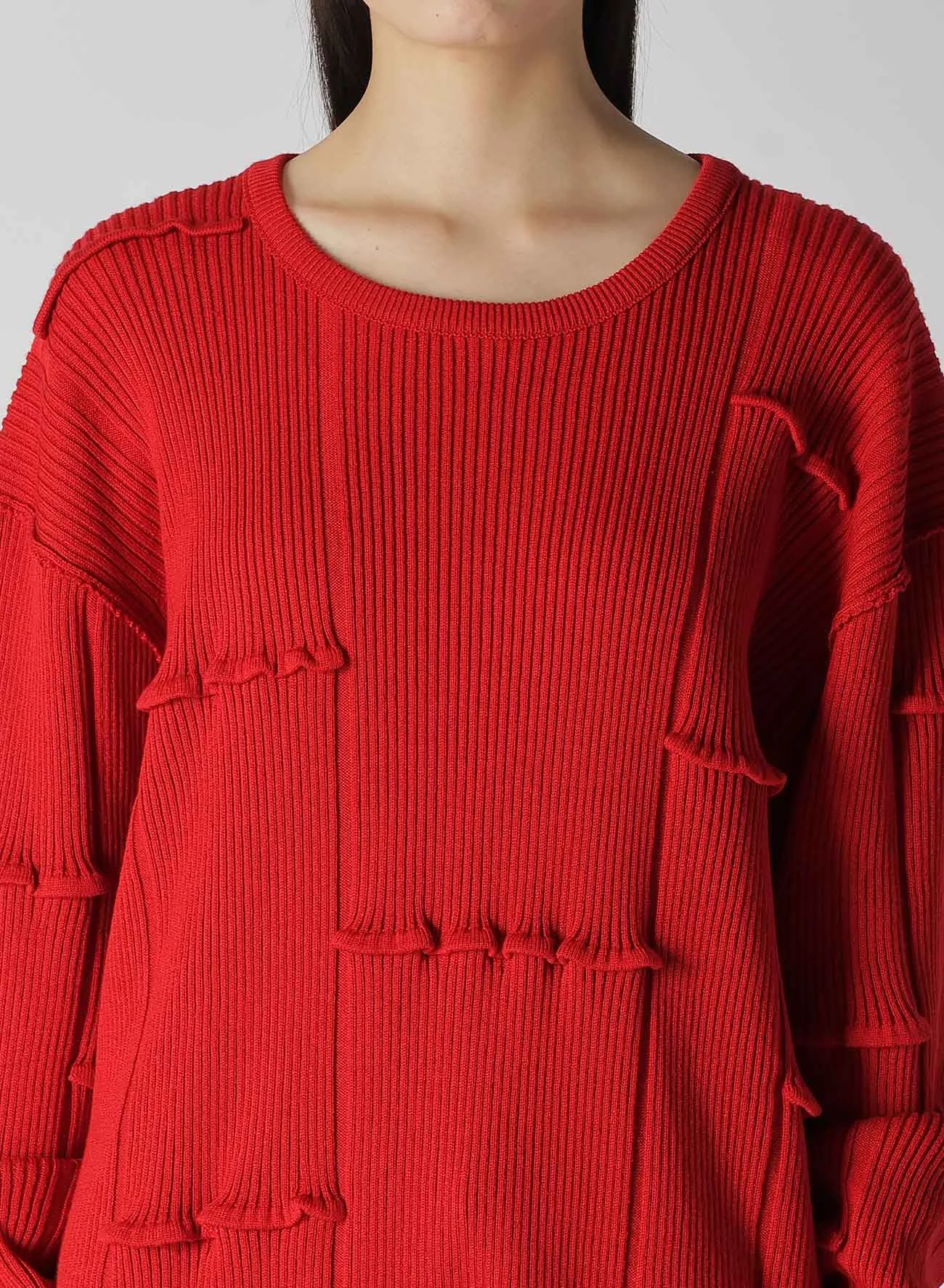 OVESIZED TUCK RIB KNIT sold by Yohji Yamamoto product image thumbnail 5