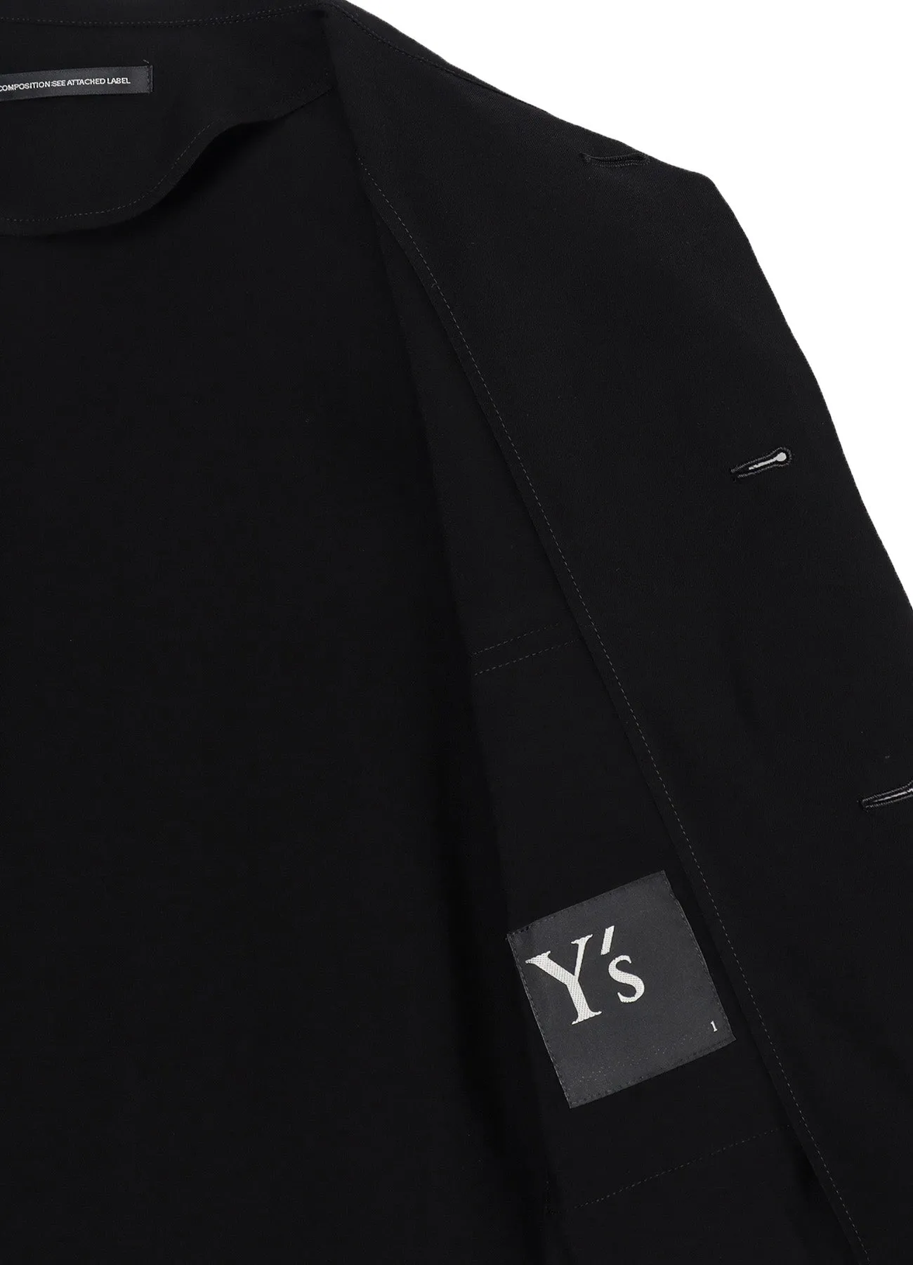 HARD TWISTED GABARDINE SHIRT JACKET sold by Yohji Yamamoto product image thumbnail 4