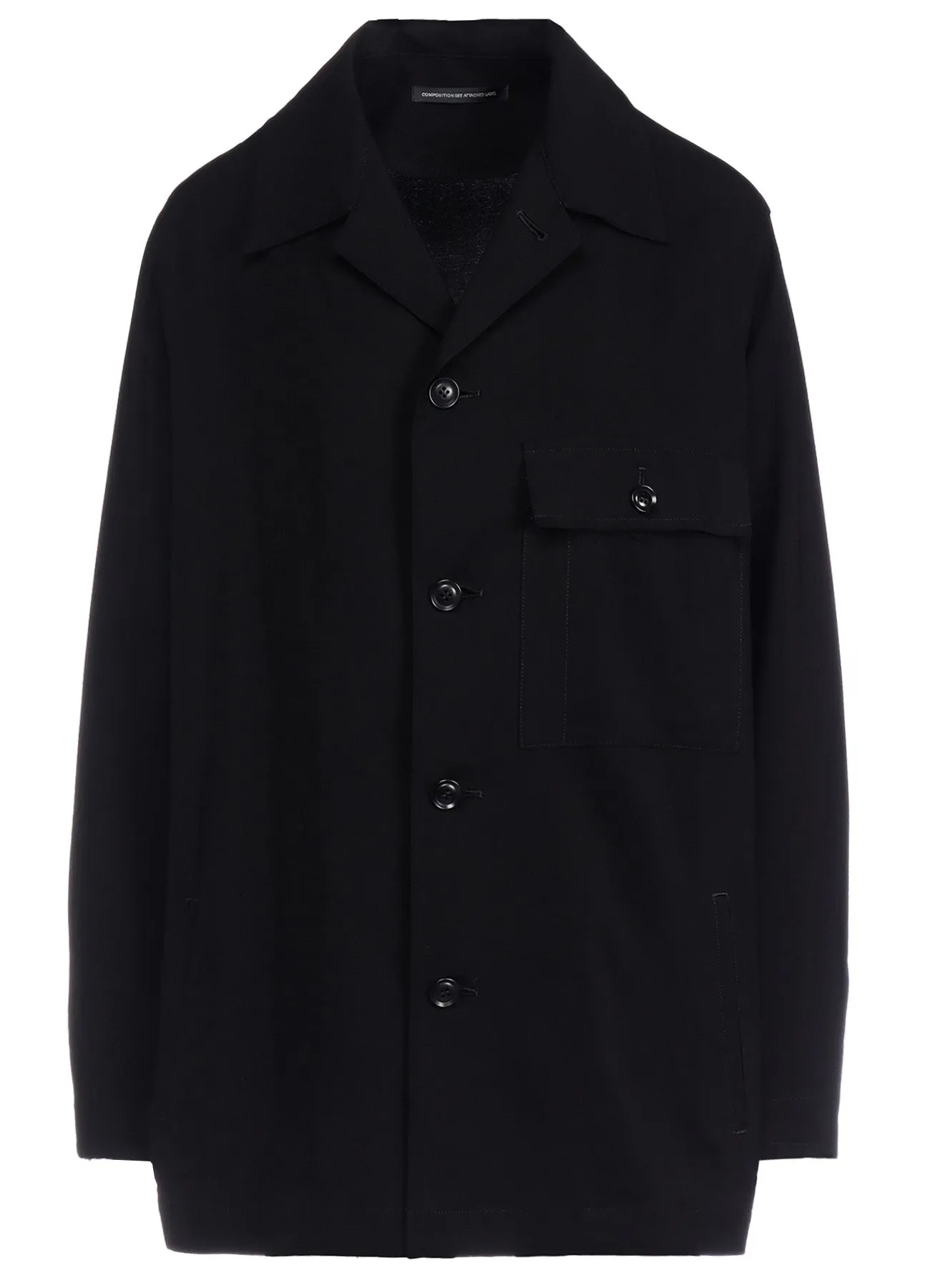 HARD TWISTED GABARDINE SHIRT JACKET sold by Yohji Yamamoto product image thumbnail 2