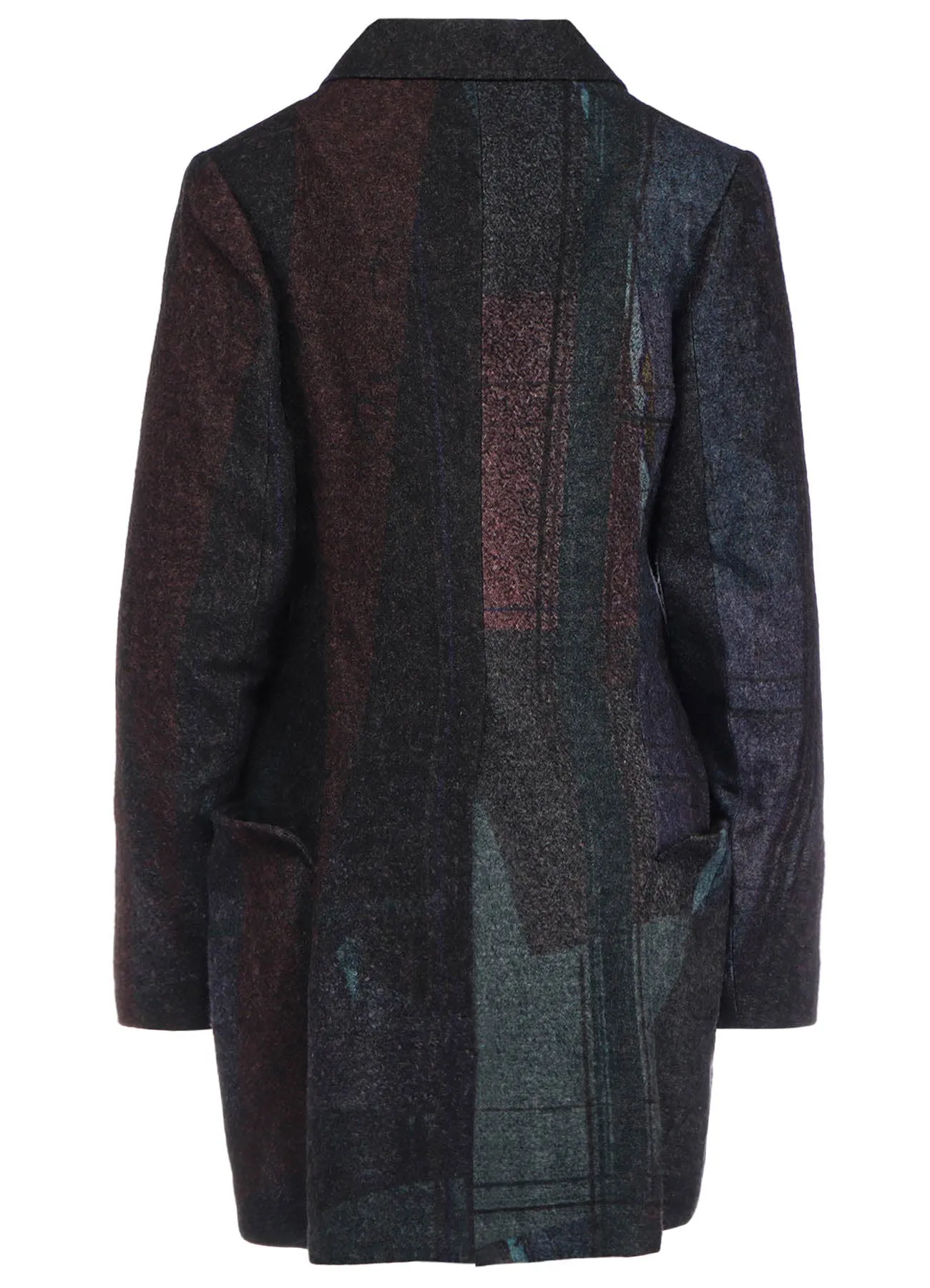 RAISED C/W TWILL PEALED CHECK PT TAIL JACKET sold by Yohji Yamamoto product image thumbnail 3