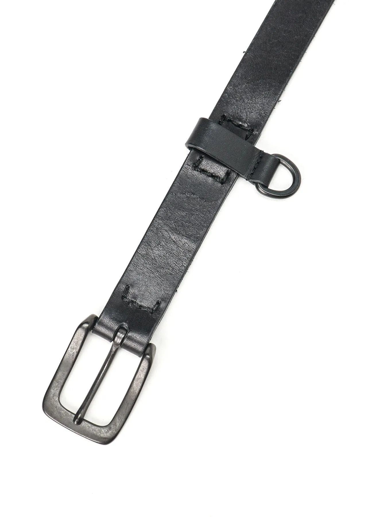 SEMI-GLOSS LEATHER 25MM BELT sold by Yohji Yamamoto product image thumbnail 3