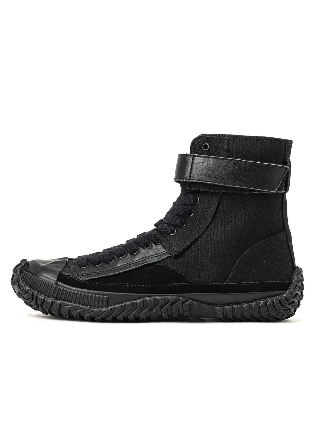 CANVAS/SMOOTH LEATHER/VELOR HIGH CUT SNEAKER sold by Yohji Yamamoto product image thumbnail 3