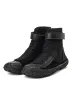CANVAS/SMOOTH LEATHER/VELOR HIGH CUT SNEAKER sold by Yohji Yamamoto