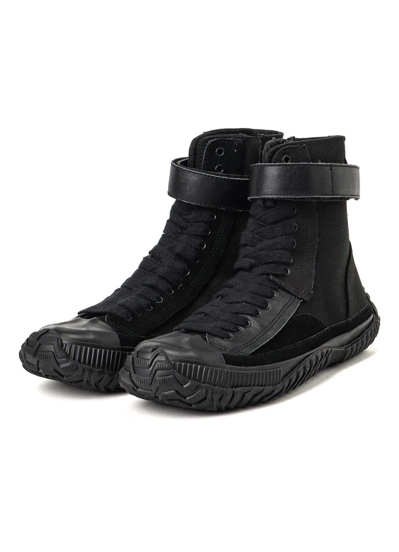 CANVAS/SMOOTH LEATHER/VELOR HIGH CUT SNEAKER sold by Yohji Yamamoto product image thumbnail 2