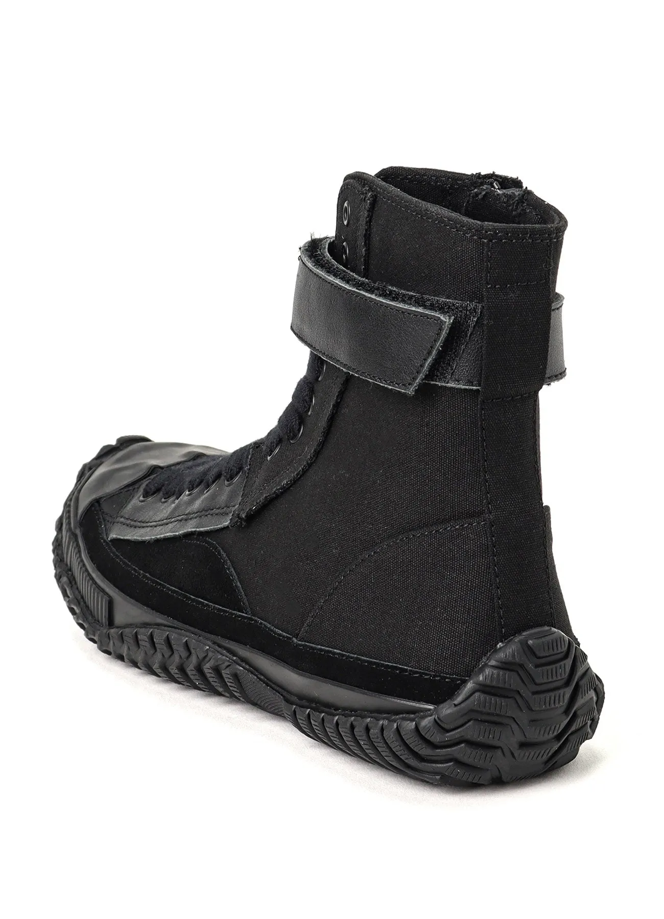 CANVAS/SMOOTH LEATHER/VELOR HIGH CUT SNEAKER sold by Yohji Yamamoto product image thumbnail 4