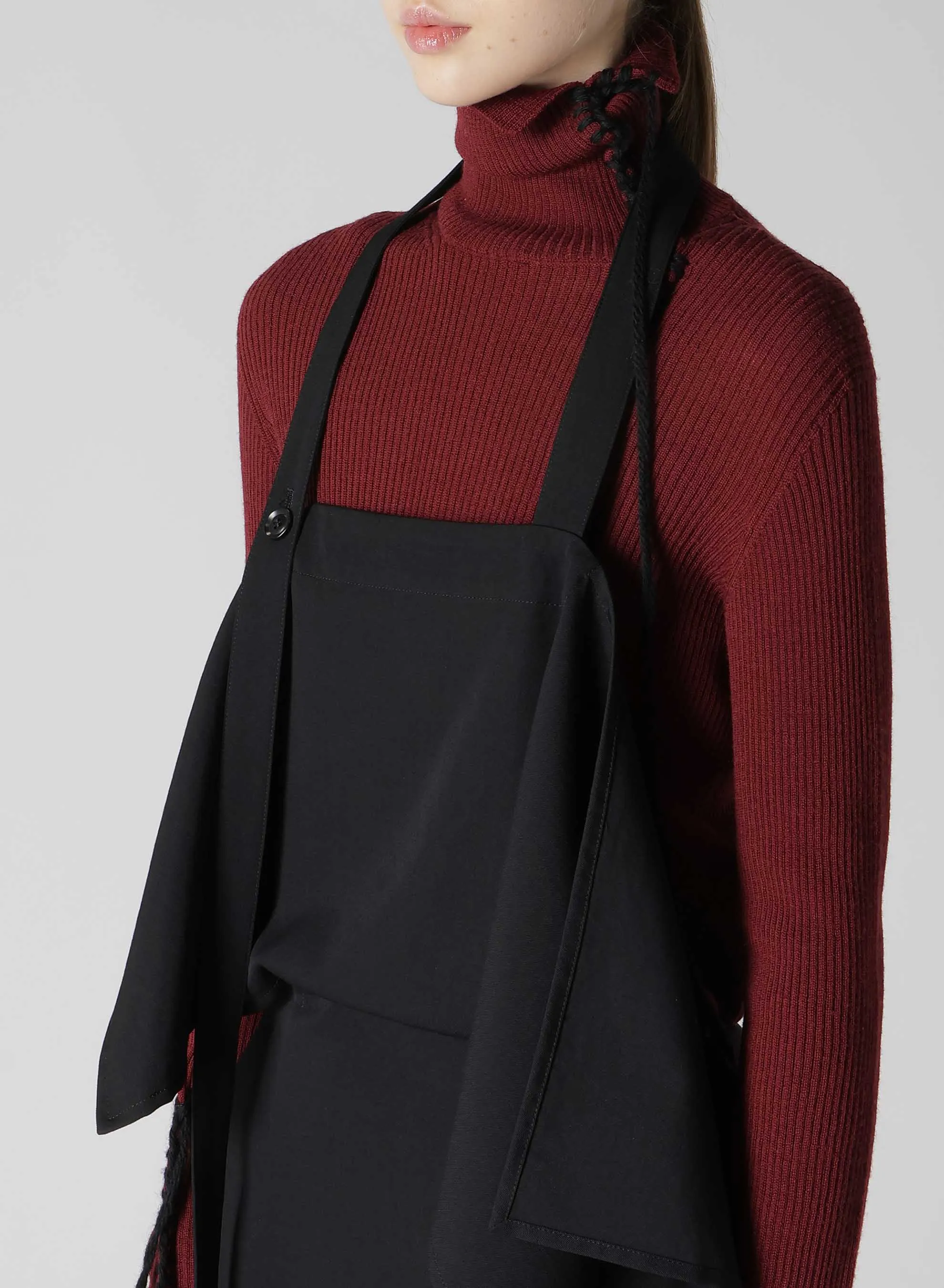 WOOL GABARDINE APRON DRESS sold by Yohji Yamamoto product image thumbnail 5
