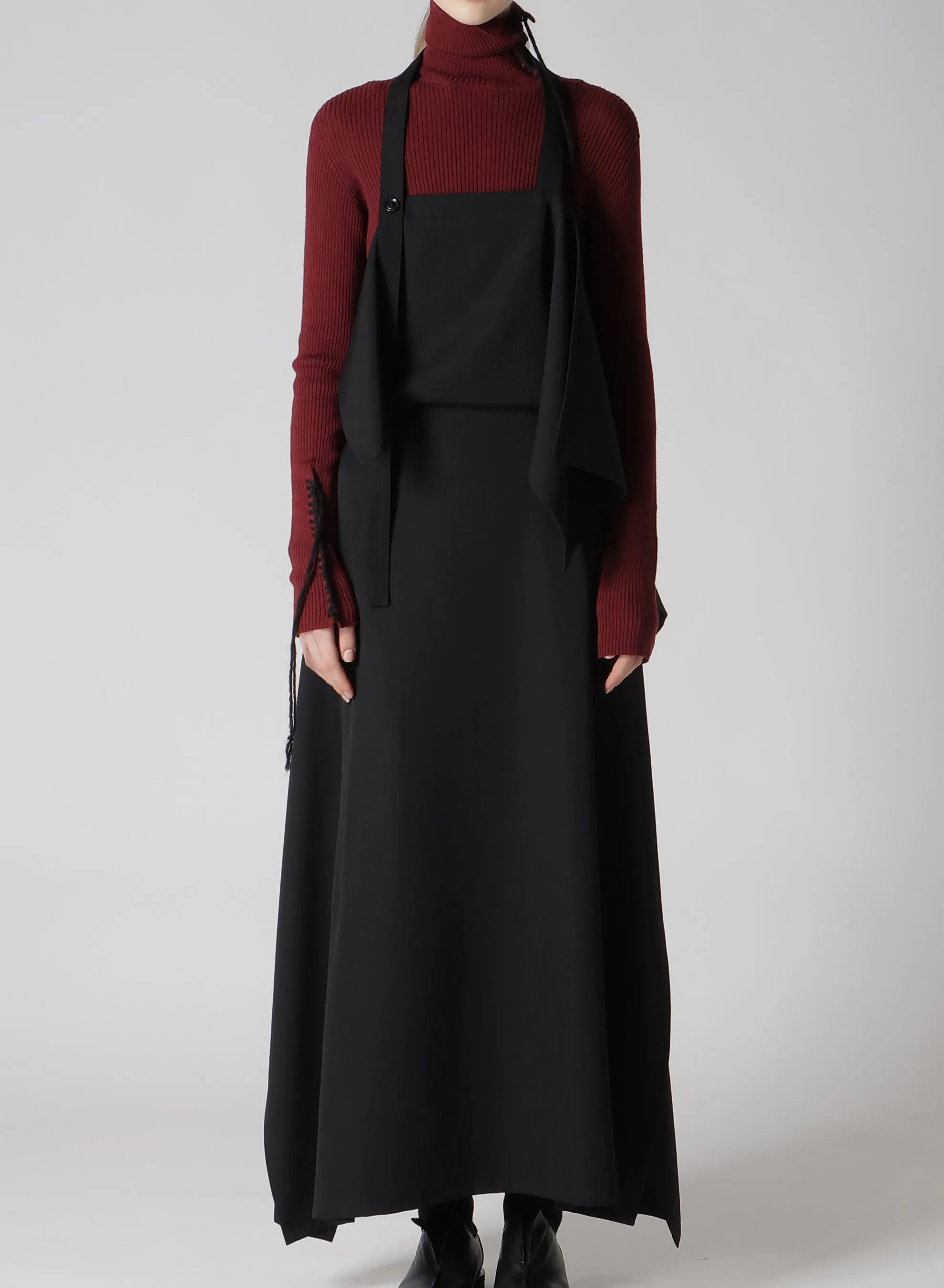 WOOL GABARDINE APRON DRESS sold by Yohji Yamamoto product image thumbnail 4