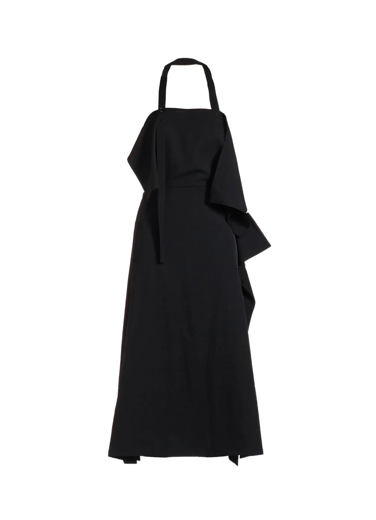 WOOL GABARDINE APRON DRESS sold by Yohji Yamamoto