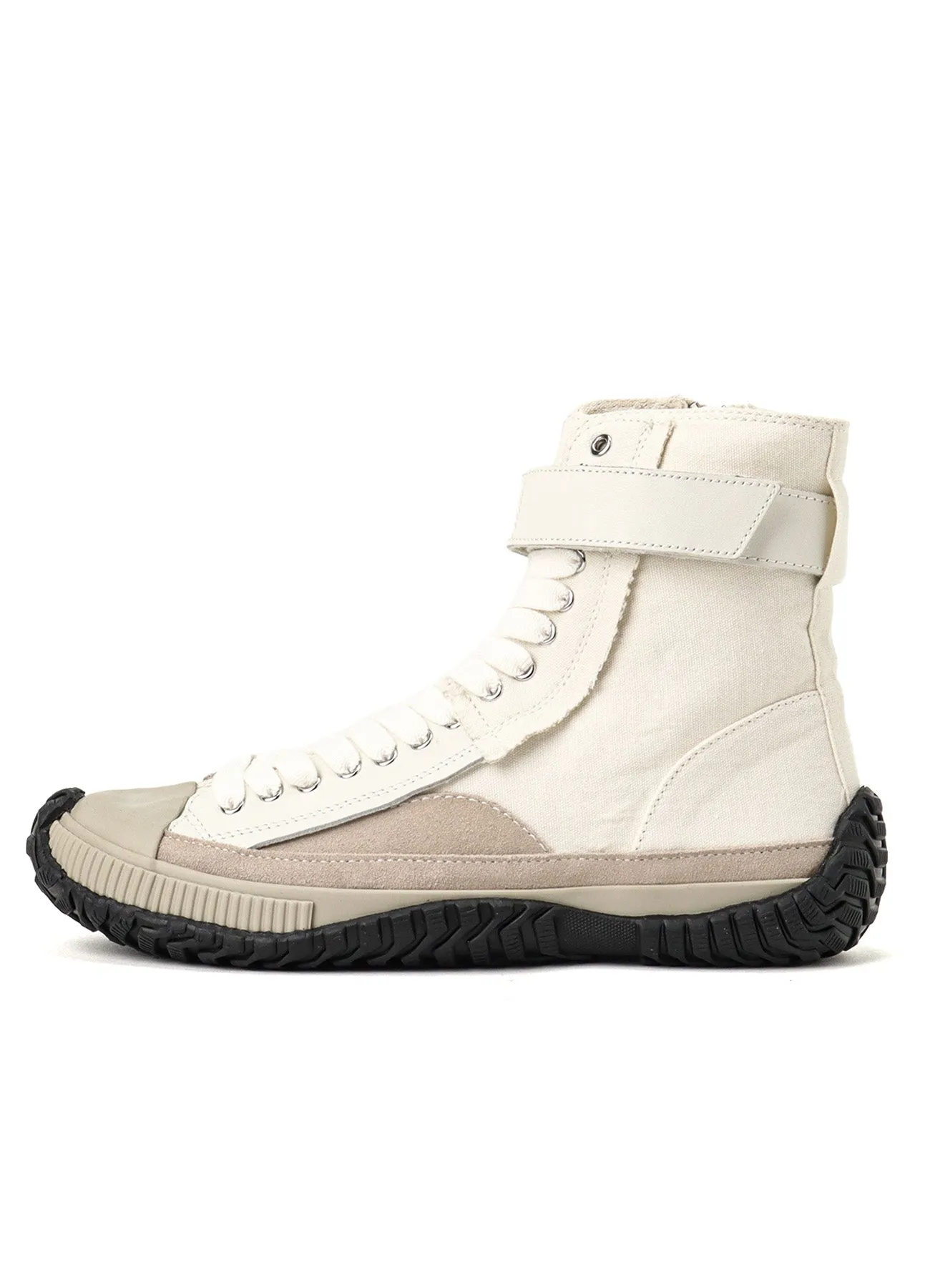 CANVAS/SMOOTH LEATHER/VELOR HIGH CUT SNEAKER sold by Yohji Yamamoto product image thumbnail 3
