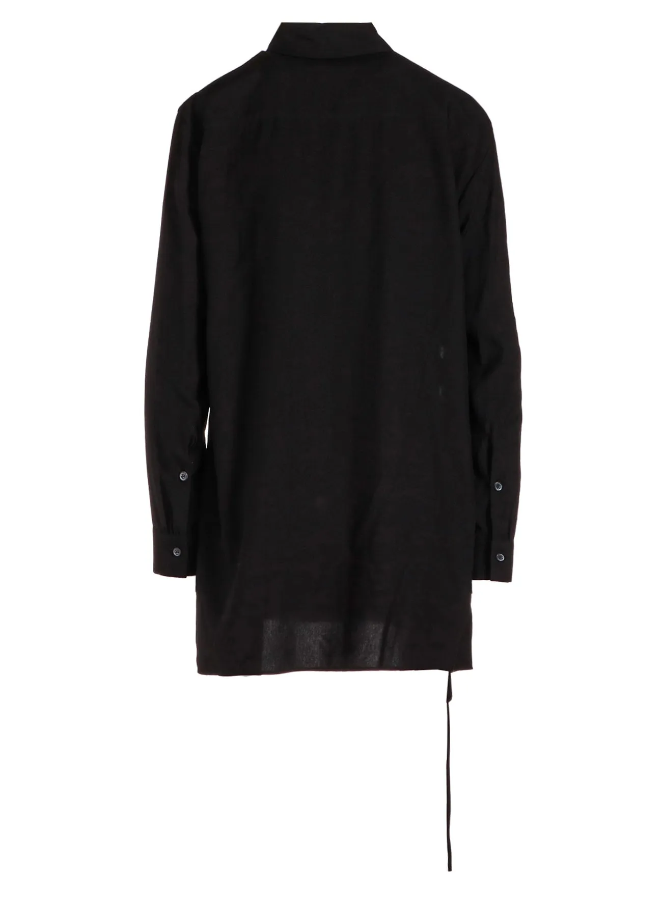 80/2 RAYON/BROAD LACE UP BLOUSE sold by Yohji Yamamoto product image thumbnail 3