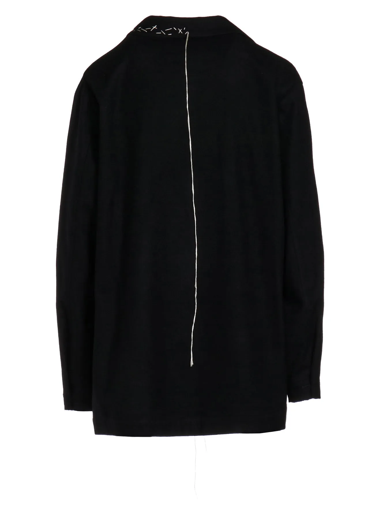 W/ FLANNEL HAND STITCHED JACKET sold by Yohji Yamamoto product image thumbnail 3