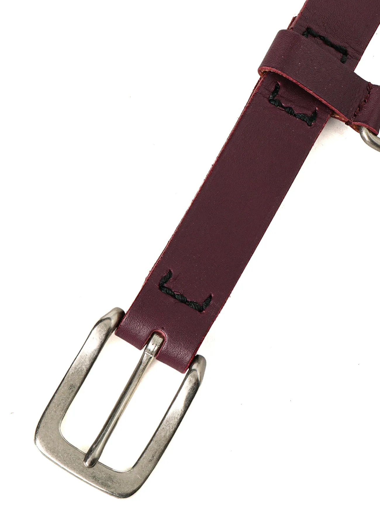 SEMI-GLOSS LEATHER 25MM BELT sold by Yohji Yamamoto product image thumbnail 3