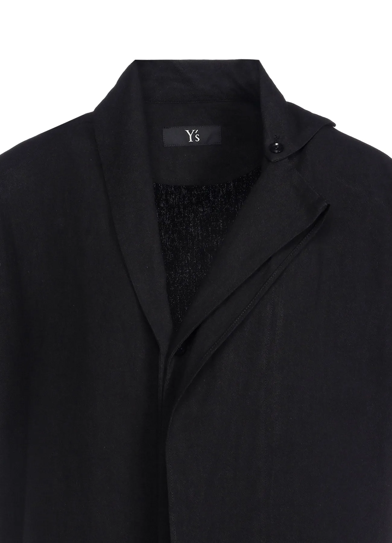 TWILL GARMENT WASH FRENCH SLEEVE DRESS sold by Yohji Yamamoto product image thumbnail 5