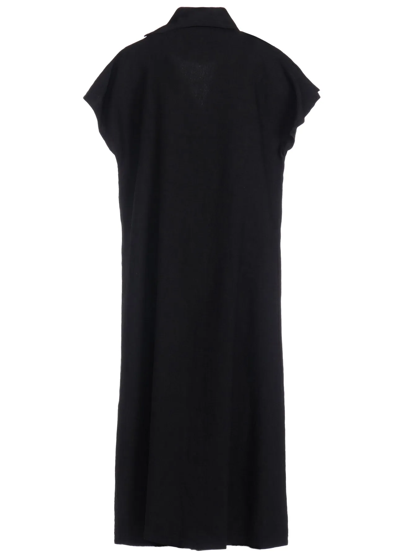 TWILL GARMENT WASH FRENCH SLEEVE DRESS sold by Yohji Yamamoto product image thumbnail 4