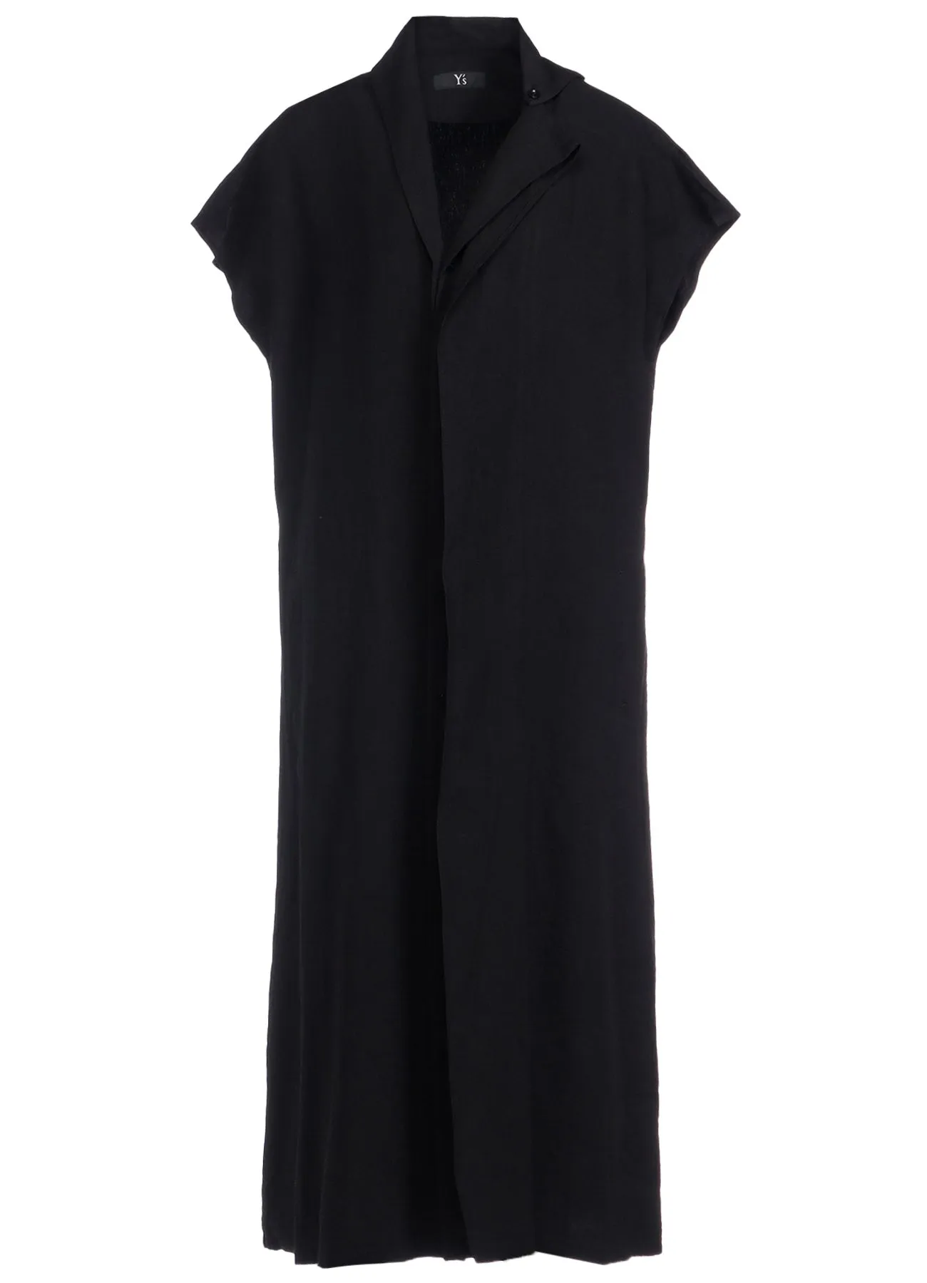 TWILL GARMENT WASH FRENCH SLEEVE DRESS sold by Yohji Yamamoto product image thumbnail 2