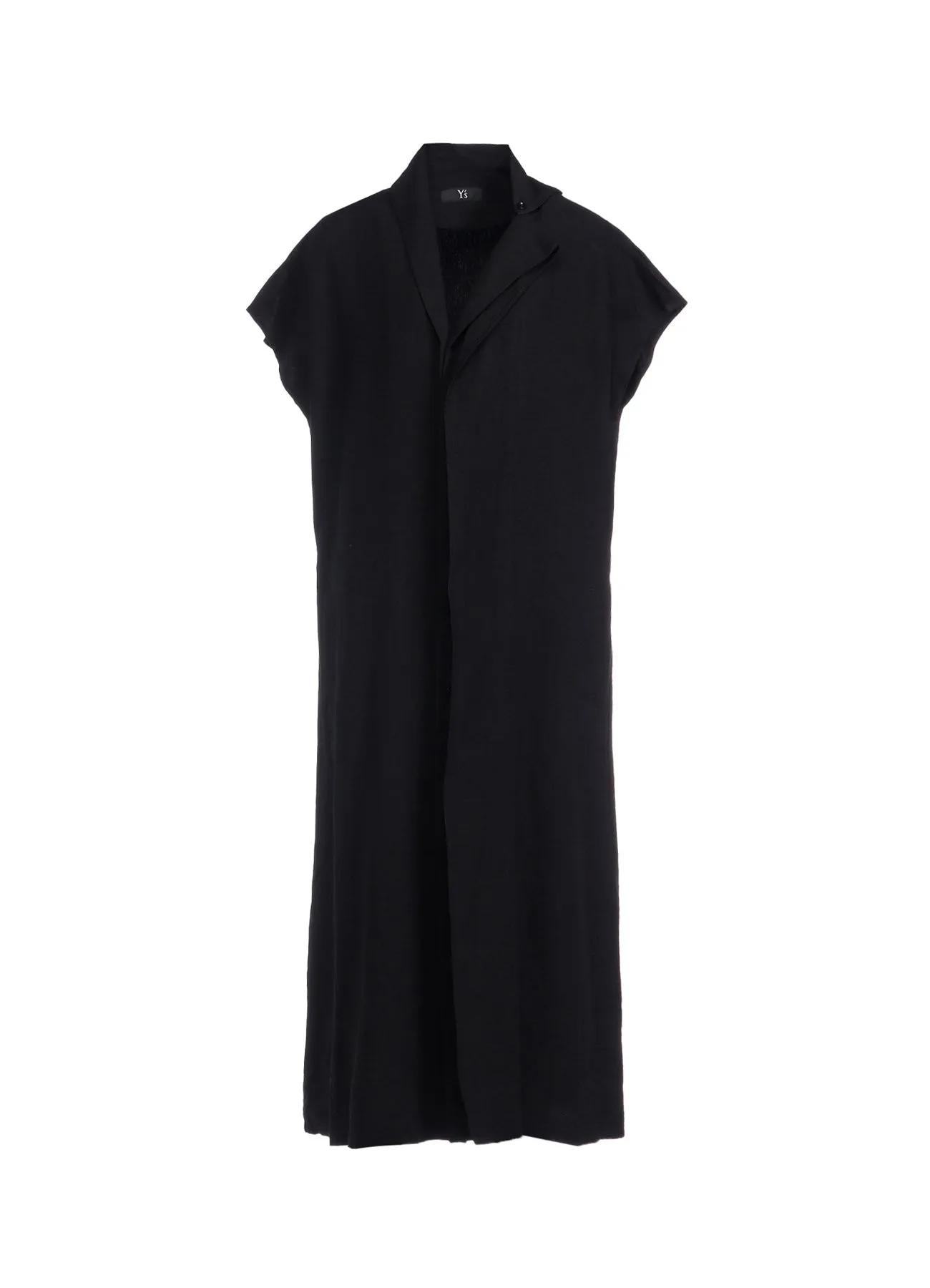 TWILL GARMENT WASH FRENCH SLEEVE DRESS sold by Yohji Yamamoto