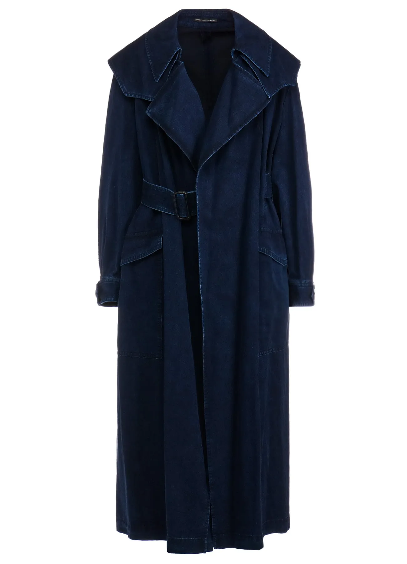 8OZ CE/C/ DENIM TRENCH COAT sold by Yohji Yamamoto product image thumbnail 2