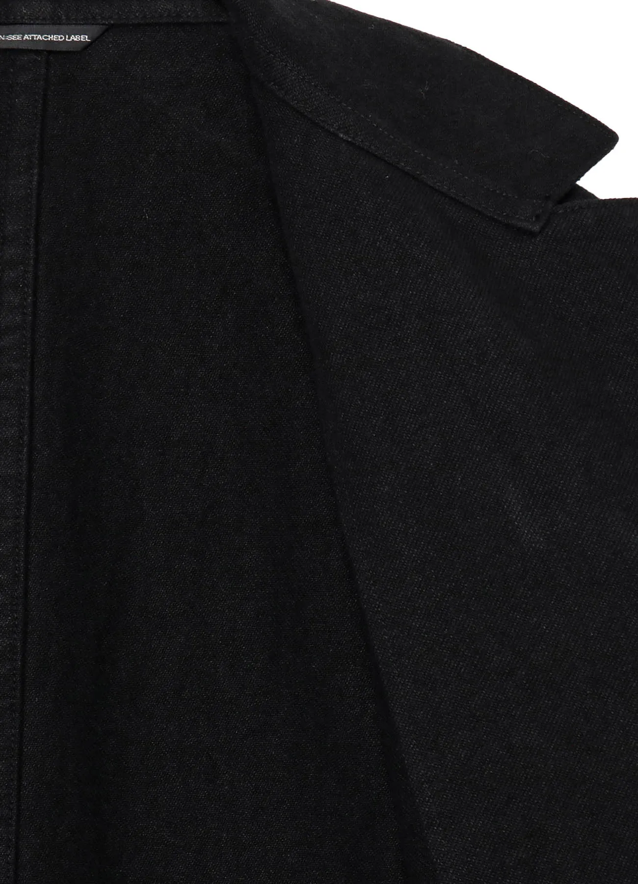 C/LI GABARDINE LEFT FRONT CUTTING COAT sold by Yohji Yamamoto product image thumbnail 4
