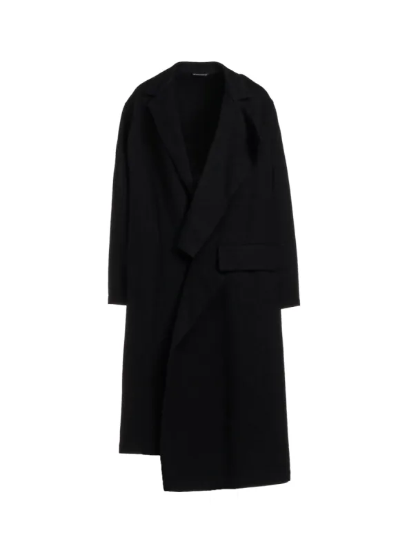 C/LI GABARDINE LEFT FRONT CUTTING COAT sold by Yohji Yamamoto