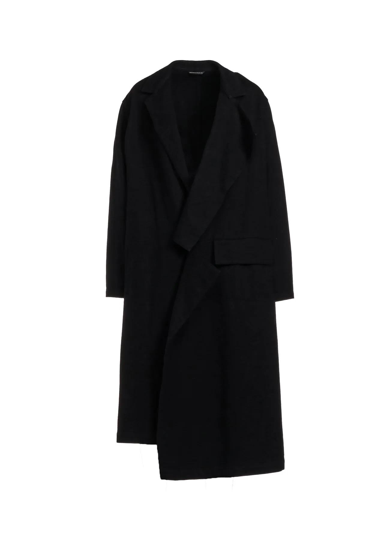 C/LI GABARDINE LEFT FRONT CUTTING COAT sold by Yohji Yamamoto