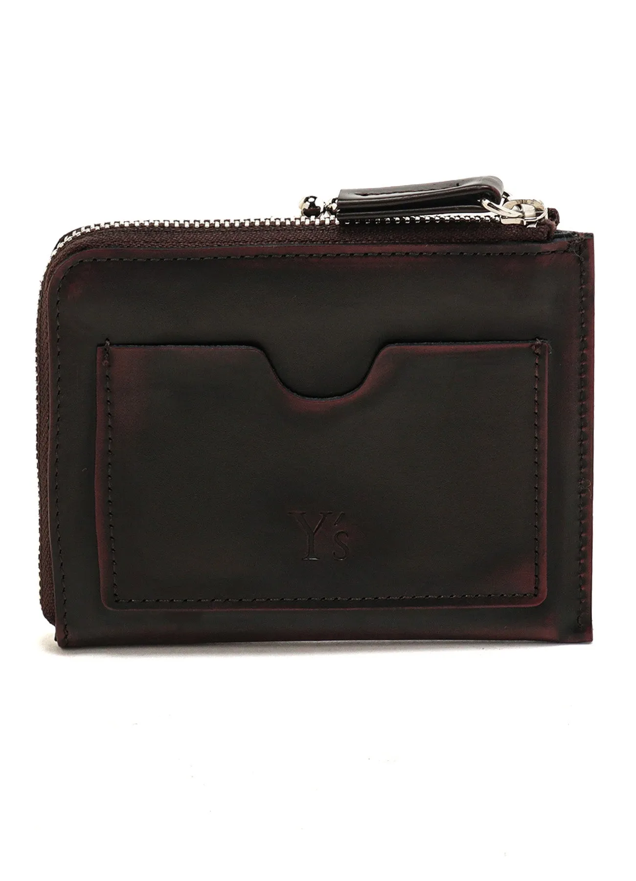 ADVANTIQUE LEATHER L-SHAPE CLASP WALLET sold by Yohji Yamamoto product image thumbnail 4