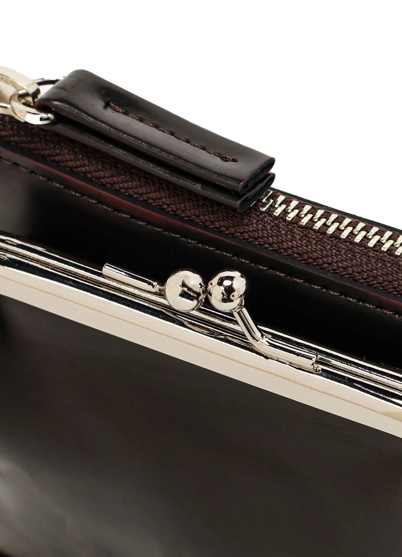 ADVANTIQUE LEATHER L-SHAPE CLASP WALLET sold by Yohji Yamamoto product image thumbnail 5