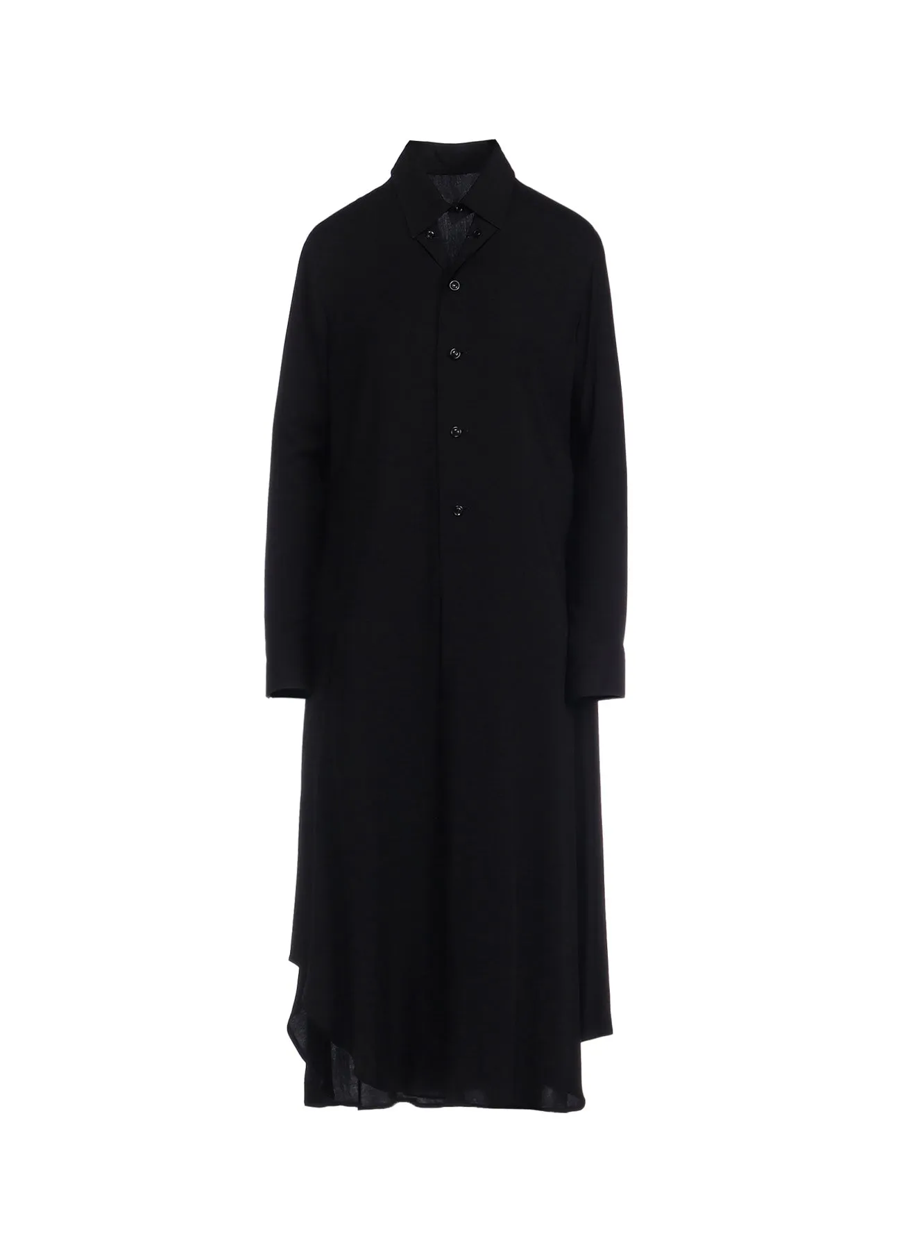 60/RAYON TWILL SHIRT CUTTING DRESS sold by Yohji Yamamoto