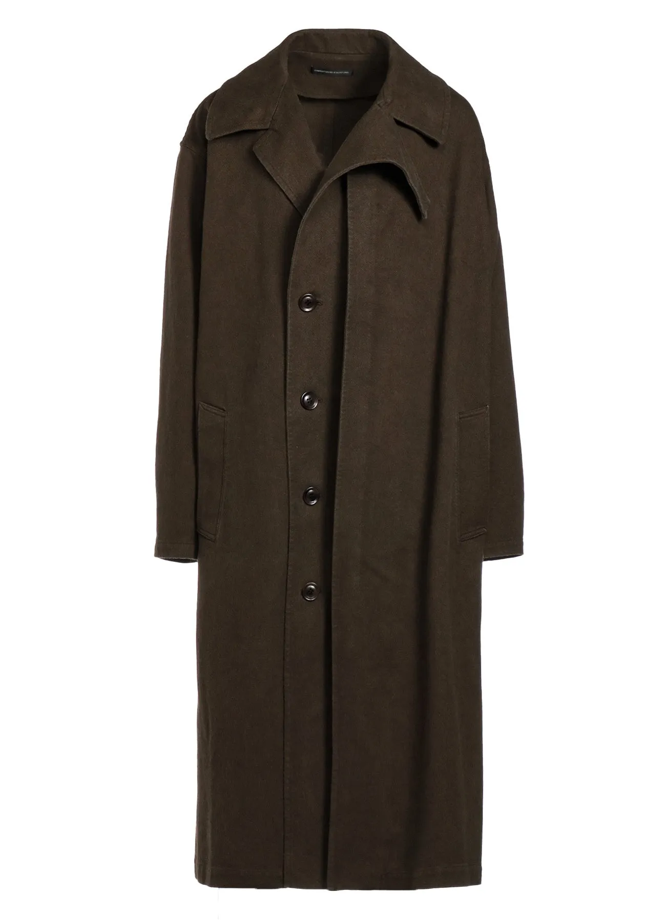 C/LI GABARDINE LEFT FACING COAT sold by Yohji Yamamoto product image thumbnail 2