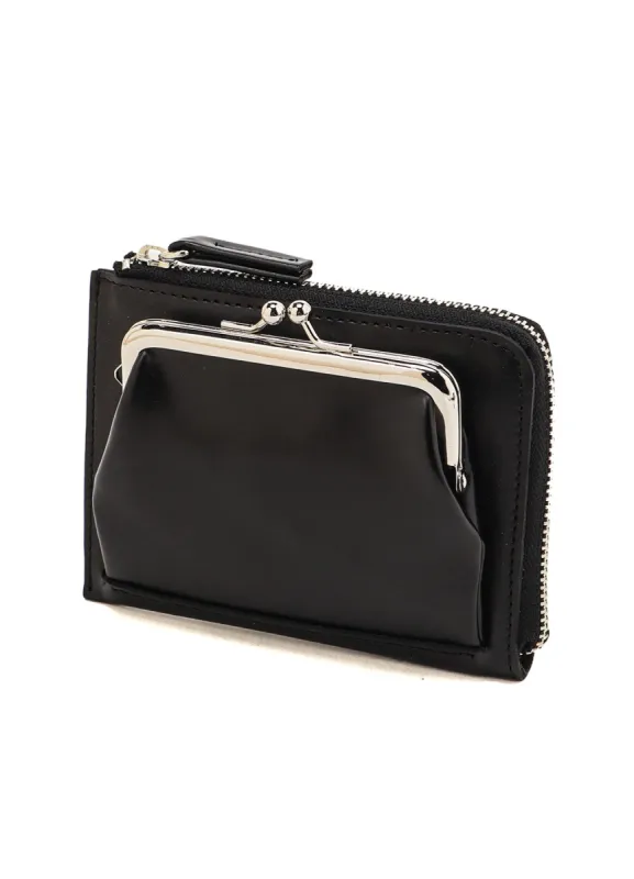 GLOSSY SMOOTH L-SHAPE WALLET sold by Yohji Yamamoto