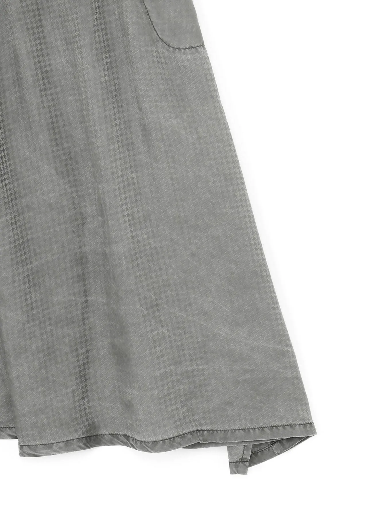 CUPRO HOUNDSTOOTH ASYMMETRIC PANTS sold by Yohji Yamamoto product image thumbnail 5