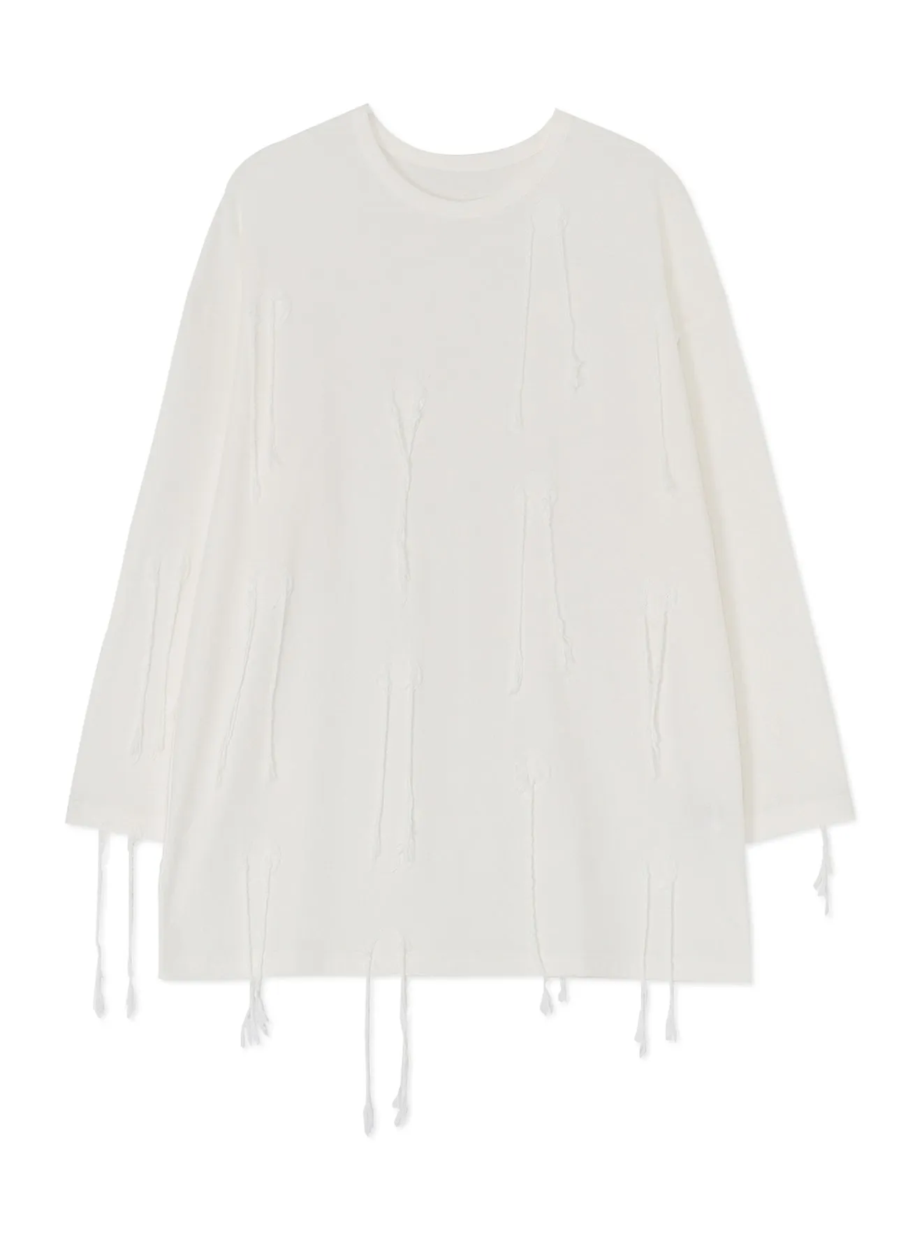 ROUND NECK LONG SLEEVE OVERSIZED T-SHIRT sold by Yohji Yamamoto product image thumbnail 2