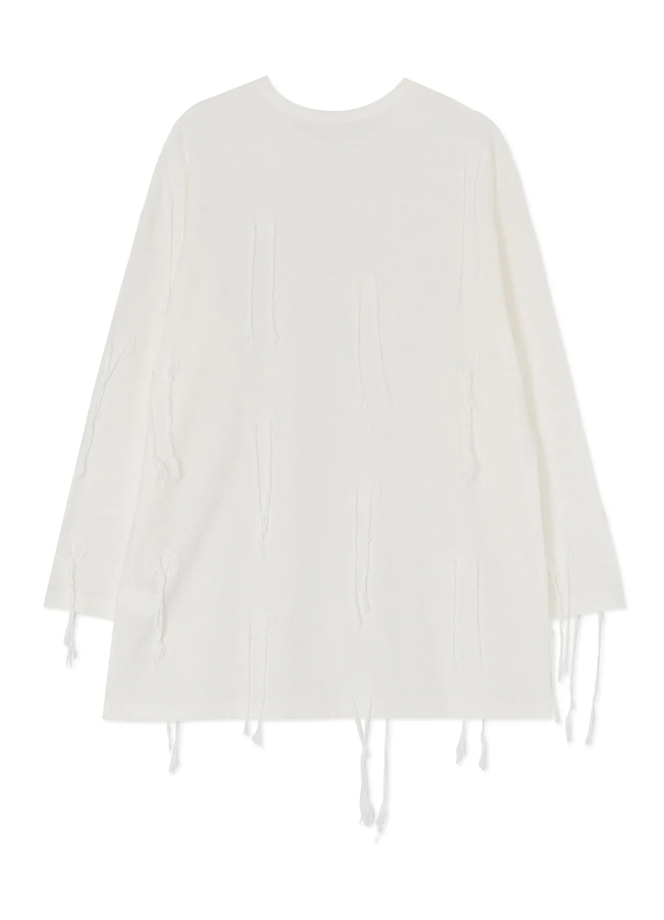 ROUND NECK LONG SLEEVE OVERSIZED T-SHIRT sold by Yohji Yamamoto product image thumbnail 3