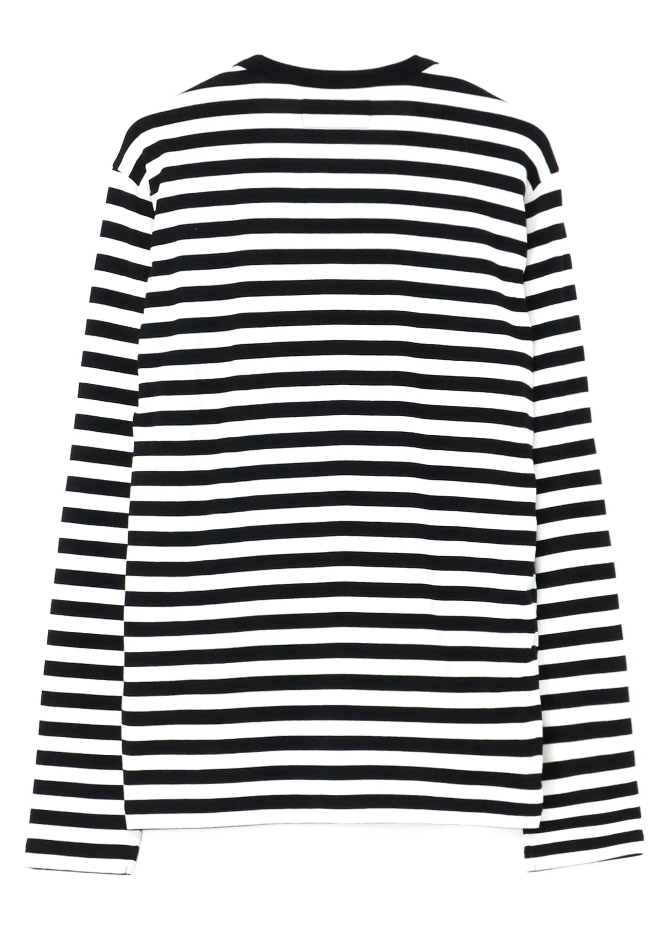 STRIPED COTTON LONG SLEEVE T-SHIRT sold by Yohji Yamamoto product image thumbnail 3