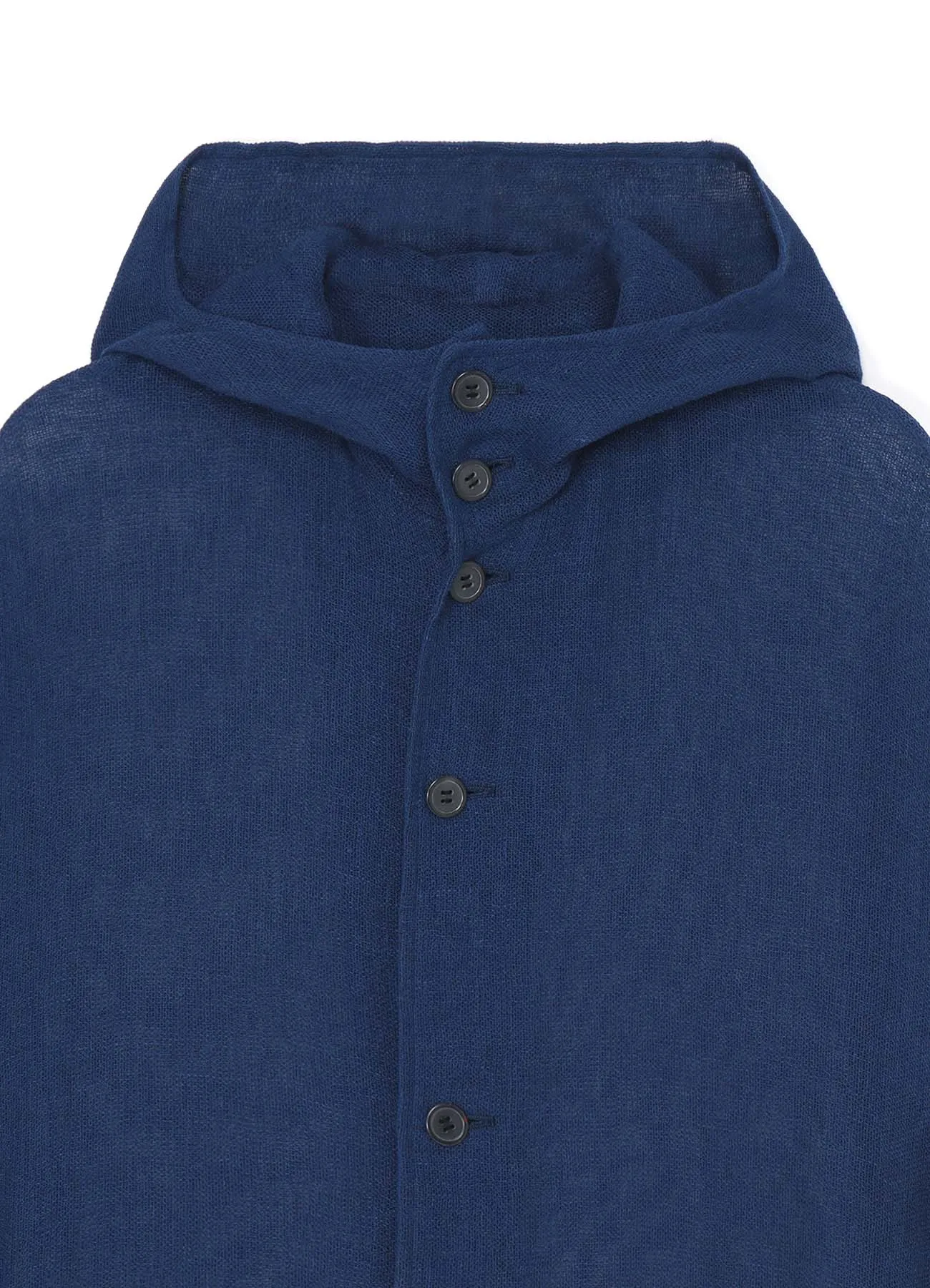 LENO CLOTH HOODED DRESS sold by Yohji Yamamoto product image thumbnail 4