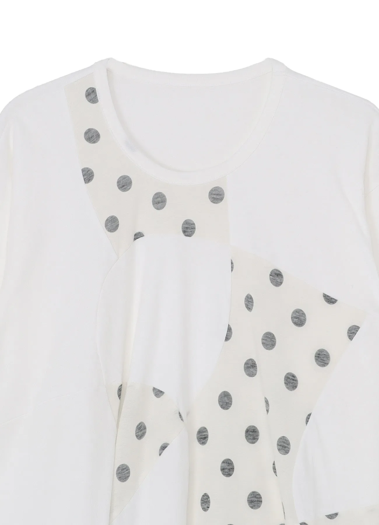 COTTON JERSEY PATCHWORK TOP sold by Yohji Yamamoto product image thumbnail 4