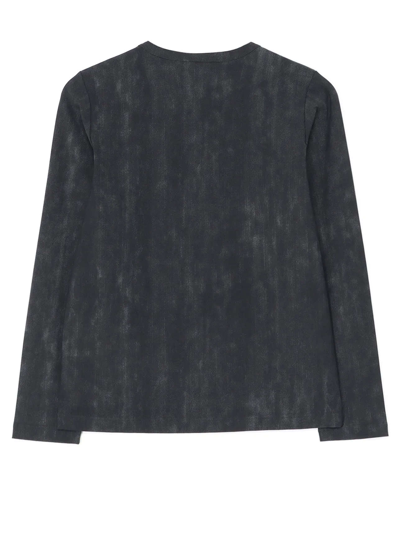 NYLON/POLYURETHANE TRICOT LONG SLEEVE T-SHIRT sold by Yohji Yamamoto product image thumbnail 3
